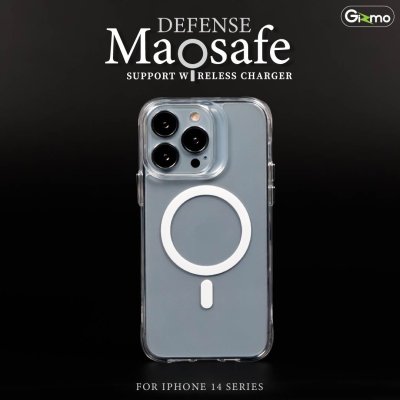 Gizmo เคสไอโฟน14 เคสใสโชว์เครื่องสวย กันกระแทก มีแผ่น magsafe รุ่น Defense