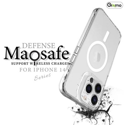 Gizmo เคสไอโฟน14 เคสใสโชว์เครื่องสวย กันกระแทก มีแผ่น magsafe รุ่น Defense