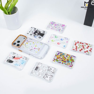 Molan Cano Magbox Card Printing กล่องใสสกีนลายสำหรับใส่บัตรแบบแม่เหล็ก