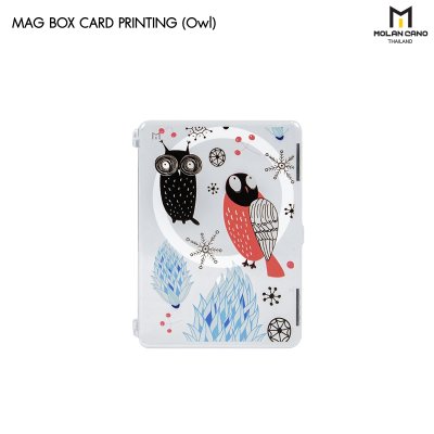 Molan Cano Magbox Card Printing กล่องใสสกีนลายสำหรับใส่บัตรแบบแม่เหล็ก