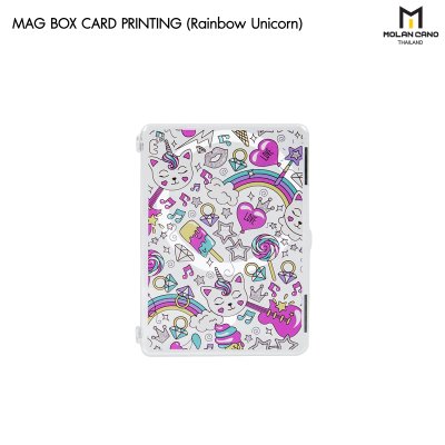 Molan Cano Magbox Card Printing กล่องใสสกีนลายสำหรับใส่บัตรแบบแม่เหล็ก
