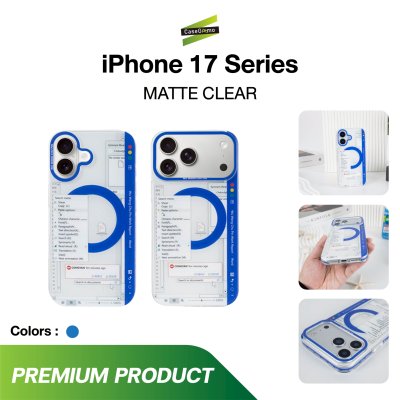 GIZMO WWPC Matte Back Case with MagSafe Word เคสมือถือลายโปรแกรม iPhone 17