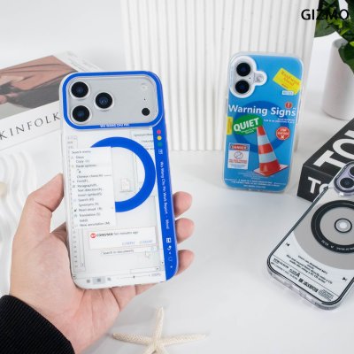 GIZMO WWPC Matte Back Case with MagSafe Word เคสมือถือลายโปรแกรม iPhone 17