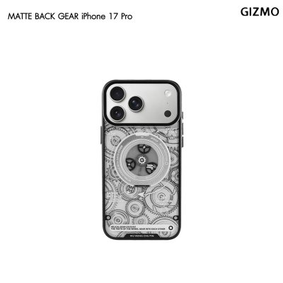 Gizmo Matte Back Gear Case เคสไอโฟน ดีไซน์เท่ พร้อมขาตั้ง Magnetic iPhone 17