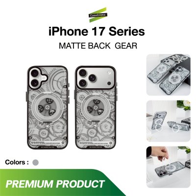 Gizmo Matte Back Gear Case เคสไอโฟน ดีไซน์เท่ พร้อมขาตั้ง Magnetic iPhone 17