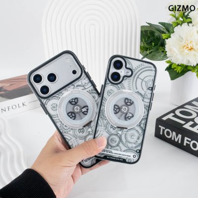 Gizmo Matte Back Gear Case เคสไอโฟน ดีไซน์เท่ พร้อมขาตั้ง Magnetic iPhone 17