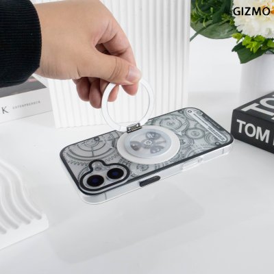 Gizmo Matte Back Gear Case เคสไอโฟน ดีไซน์เท่ พร้อมขาตั้ง Magnetic iPhone 17