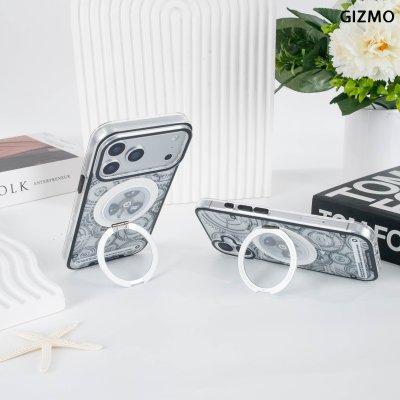 Gizmo Matte Back Gear Case เคสไอโฟน ดีไซน์เท่ พร้อมขาตั้ง Magnetic iPhone 17