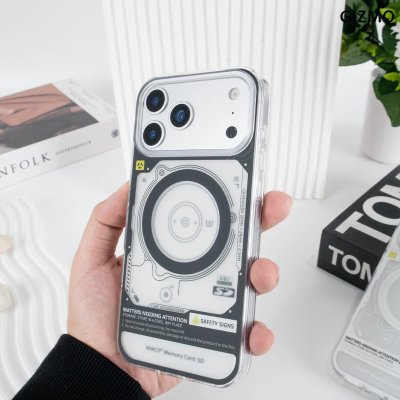 Gizmo Memory Card CP Case เคสไอโฟนลายเมมโมรี่ ผิวด้าน รองรับ MagSafe iPhone 17