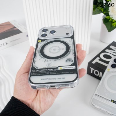 Gizmo Memory Card CP Case เคสไอโฟนลายเมมโมรี่ ผิวด้าน รองรับ MagSafe iPhone 17