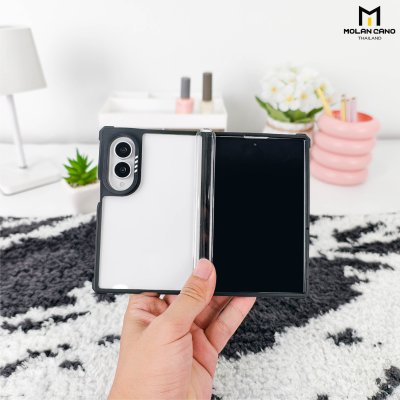 Molan Cano Metal Black เคสใส Samsung Galaxy Z Flip 8 / Fold 8 / Fold 8 Ultra