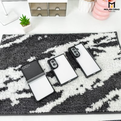 Molan Cano Metal Black เคสใส Samsung Galaxy Z Flip 8 / Fold 8 / Fold 8 Ultra