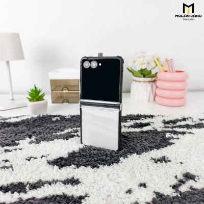 Molan Cano Metal Black เคสใส Samsung Galaxy Z Flip 8 / Fold 8 / Fold 8 Ultra