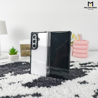Molan Cano Metal Black เคสใส Samsung Galaxy Z Flip 8 / Fold 8 / Fold 8 Ultra