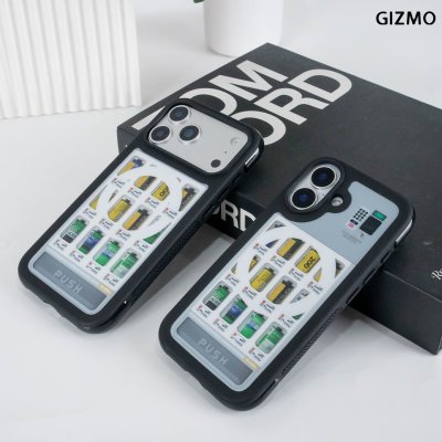 GIZMO WWPC Metal Black Case with MagSafe Film Vending เคสลายตู้ฟิล์ม ขอบดำเมทัลลิก iPhone 17