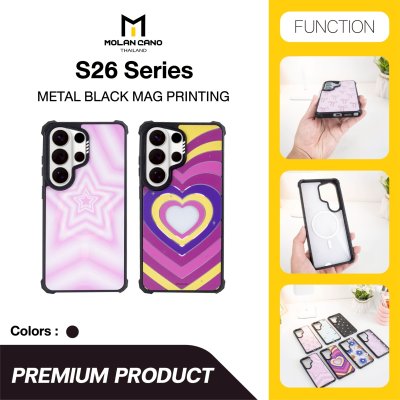 Molan Cano Metal Black with MagSafe เคส Samsung S26 Ultra