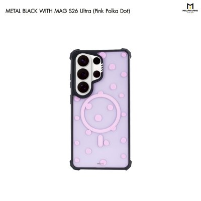 Molan Cano Metal Black with MagSafe เคส Samsung S26 Ultra