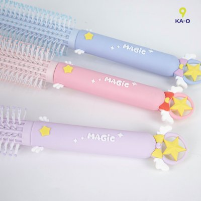 KA-O หวีกลมไดร์ผม Hairbrush หวีม้วนกลม เหมาะสำหรับไว้ม้วนผม Magic รุ่น MJ116