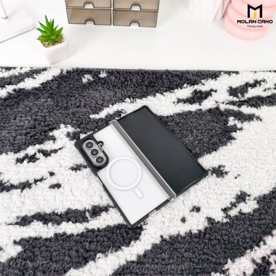 Molan Cano Metal Black MagSafe เคสสำหรับ Samsung Galaxy Z Flip 8 / Fold 8 / Fold 8 Ultra