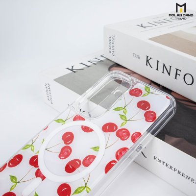 Molan Cano for Samsung S24 FE Crystal Magsafe 2in1 Case Clear เคสใส เคสซัมซุงสกีนลาย รองรับชาร์จไร้สาย