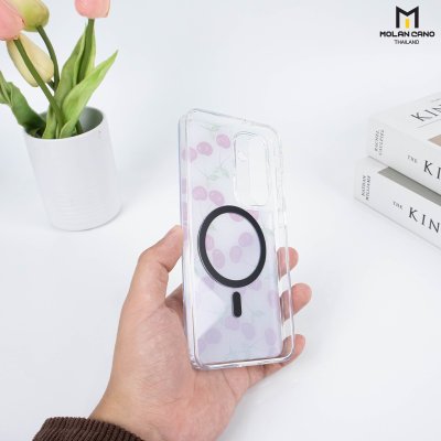 Molan Cano for Samsung S24 FE Crystal Magsafe 2in1 Case Clear เคสใส เคสซัมซุงสกีนลาย รองรับชาร์จไร้สาย