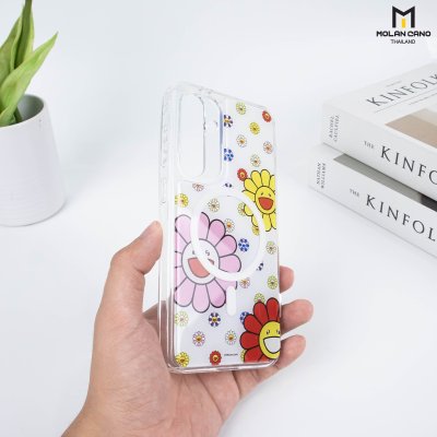 Molan Cano for Samsung S24 FE Crystal Magsafe 2in1 Case Clear เคสใส เคสซัมซุงสกีนลาย รองรับชาร์จไร้สาย