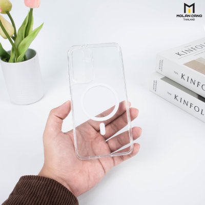 Molan Cano for Samsung S24 FE Crystal Magsafe 2in1 Case Clear เคสใส เคสซัมซุงสกีนลาย รองรับชาร์จไร้สาย