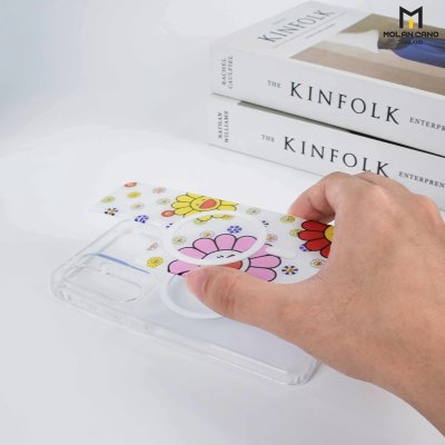 Molan Cano for Samsung S24 FE Crystal Magsafe 2in1 Case Clear เคสใส เคสซัมซุงสกีนลาย รองรับชาร์จไร้สาย