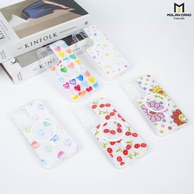 Molan Cano for Samsung S24 FE Crystal Magsafe 2in1 Case Clear เคสใส เคสซัมซุงสกีนลาย รองรับชาร์จไร้สาย