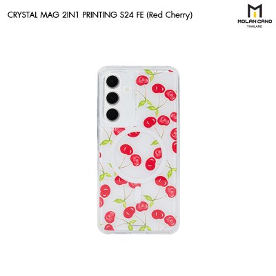 Molan Cano for Samsung S24 FE Crystal Magsafe 2in1 Case Clear เคสใส เคสซัมซุงสกีนลาย รองรับชาร์จไร้สาย