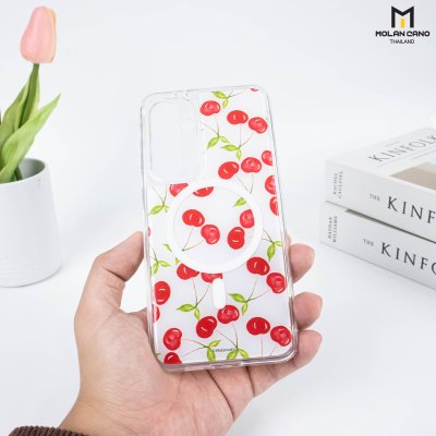 Molan Cano for Samsung S24 FE Crystal Magsafe 2in1 Case Clear เคสใส เคสซัมซุงสกีนลาย รองรับชาร์จไร้สาย