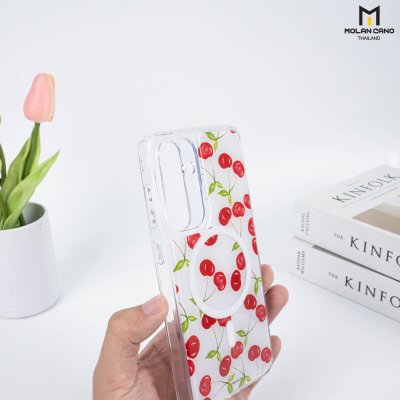 Molan Cano for Samsung S24 FE Crystal Magsafe 2in1 Case Clear เคสใส เคสซัมซุงสกีนลาย รองรับชาร์จไร้สาย