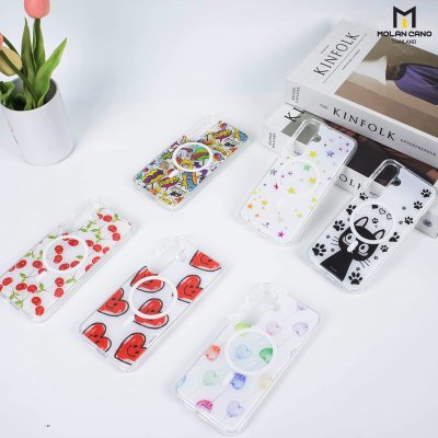 Molan Cano for Samsung S25 FE Crystal Magsafe 2in1 Case Clear เคสใส เคสซัมซุงสกีนลาย รองรับชาร์จไร้สาย