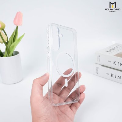 Molan Cano for Samsung S25 FE Crystal Magsafe 2in1 Case Clear เคสใส เคสซัมซุงสกีนลาย รองรับชาร์จไร้สาย