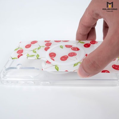 Molan Cano for Samsung S25 FE Crystal Magsafe 2in1 Case Clear เคสใส เคสซัมซุงสกีนลาย รองรับชาร์จไร้สาย