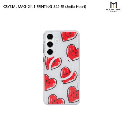 Molan Cano for Samsung S25 FE Crystal Magsafe 2in1 Case Clear เคสใส เคสซัมซุงสกีนลาย รองรับชาร์จไร้สาย