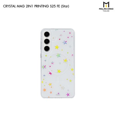 Molan Cano for Samsung S25 FE Crystal Magsafe 2in1 Case Clear เคสใส เคสซัมซุงสกีนลาย รองรับชาร์จไร้สาย
