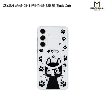 Molan Cano for Samsung S25 FE Crystal Magsafe 2in1 Case Clear เคสใส เคสซัมซุงสกีนลาย รองรับชาร์จไร้สาย