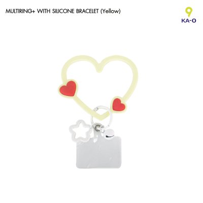 Multiring Heart-Shaped Silicone bracelet ที่คล้องมือถือซิลิโคนรูปหัวใจ