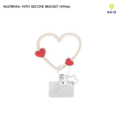 Multiring Heart-Shaped Silicone bracelet ที่คล้องมือถือซิลิโคนรูปหัวใจ