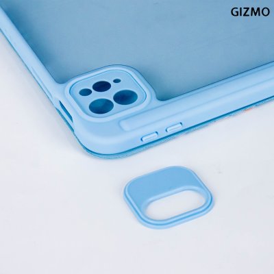 Gizmo Icarer Family  iPad เคสไอแพด Multistand Back Clear With Pencil Holder Black Case