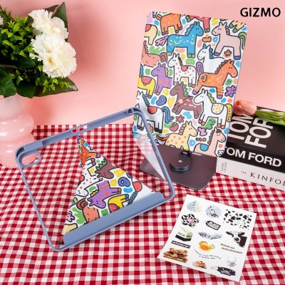 Gizmo iPad Case เคสไอแพด  Multi-Stand Back Clear Printing with Pencil Holder  ลายกราฟิกสุดน่ารัก พร้อมช่องเก็บปากกา