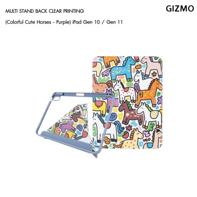 Gizmo iPad Case เคสไอแพด  Multi-Stand Back Clear Printing with Pencil Holder  ลายกราฟิกสุดน่ารัก พร้อมช่องเก็บปากกา