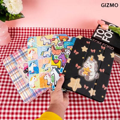 Gizmo iPad Case เคสไอแพด  Multi-Stand Back Clear Printing with Pencil Holder  ลายกราฟิกสุดน่ารัก พร้อมช่องเก็บปากกา