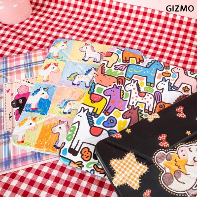 Gizmo iPad Case เคสไอแพด  Multi-Stand Back Clear Printing with Pencil Holder  ลายกราฟิกสุดน่ารัก พร้อมช่องเก็บปากกา