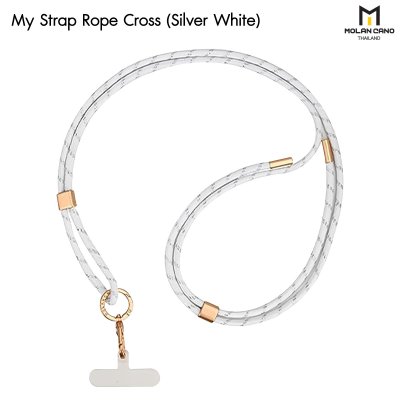 Molan Cano สายคล้องโทรศัพท์สะพายข้าง รุ่น My Strap Rope Cross Strap เชือกถักพรีเมียม