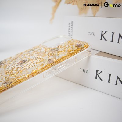 KZDOO Mag flash iPhone เคสใสกริตเตอร์ กันกระแทก เลนส์กล้องยกสูง มี Magsafe สำหรับไอโฟน 15