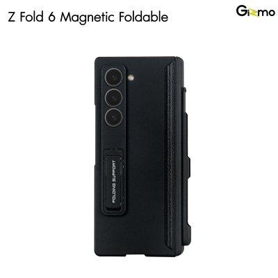 Gizmo Magnetic Foldabla With Pen Slot เคสแม่เหล็ก 2 ชิ้น เคสซัมซุง เคส Z Fold 6 มีช่องเก็บปากกา พร้อมขาตั้ง