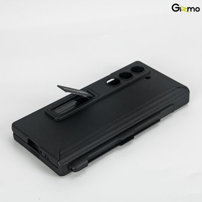 Gizmo Magnetic Foldabla With Pen Slot เคสแม่เหล็ก 2 ชิ้น เคสซัมซุง เคส Z Fold 6 มีช่องเก็บปากกา พร้อมขาตั้ง