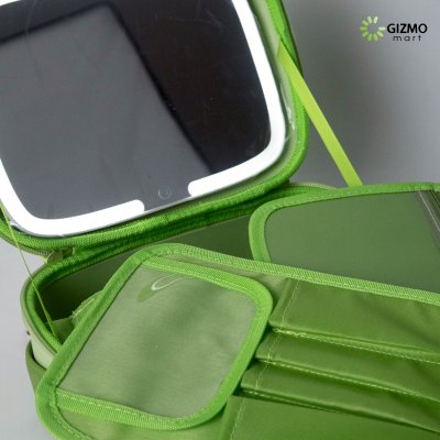 Fungoofun Make up Mirror Bag กระเป๋าใส่เครื่องสำอาง+กระจก+ไฟ 3 มิติ กระเป๋าจัดระเบียบเครื่องสำอาง กันน้ํา รุ่น F536